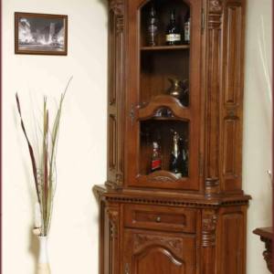 Bufet cu vitrina colt Cristina